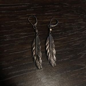 Feather earrings